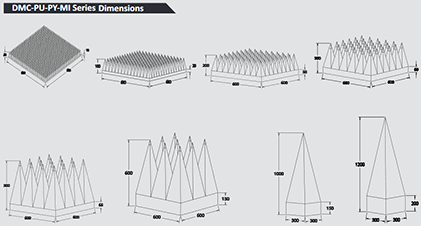DMC-PU-PY-MI Series Dimensions 