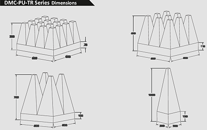 DMC-PU-TR Series Dimensions 