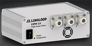 LUMILOOP LSPM 1.0 10kHz-6GHz Triple High-Speed Powermeter Front